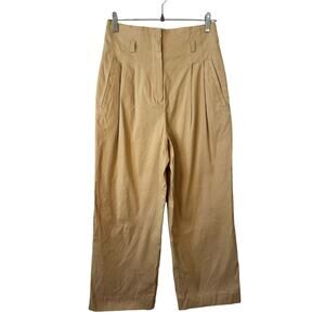 Derek Lam 10 Crosby New Women's Sergio High Waist Linen Blend Pants Size 8